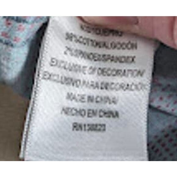 Colby Davis Mens Button Down Shirt Short Sleeve Gray Patterned Casual Size XXL - Picture 3 of 4